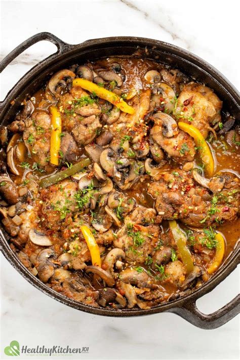 How many calories are in chicken cacciatore casserette - calories, carbs, nutrition