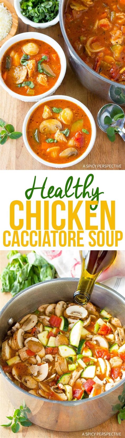 How many calories are in chicken cacciatore soup - calories, carbs, nutrition