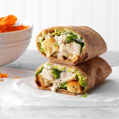 How many calories are in chicken caesar wrap - calories, carbs, nutrition