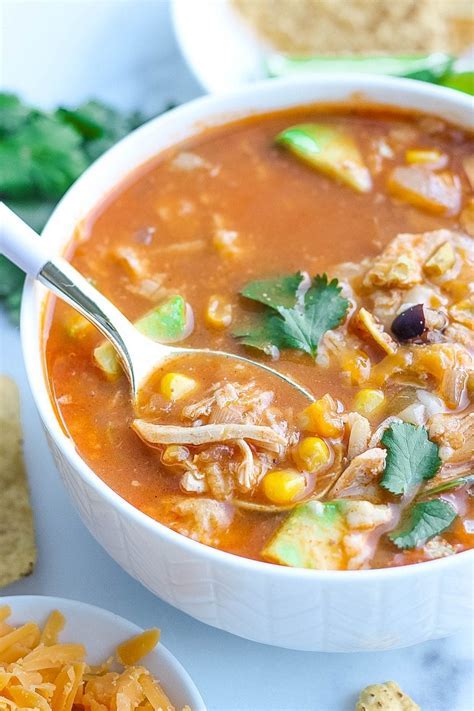 How many calories are in chicken chili tortilla - calories, carbs, nutrition