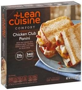 How many calories are in chicken club panini - calories, carbs, nutrition
