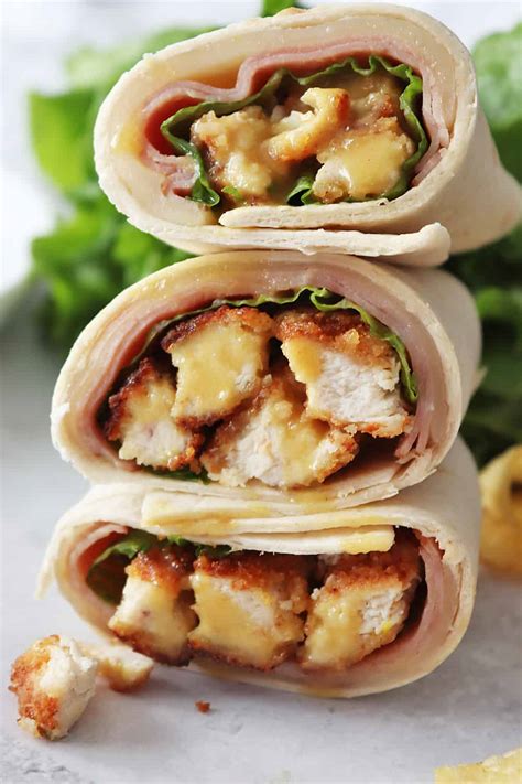 How many calories are in chicken cordon bleu wrap - calories, carbs, nutrition