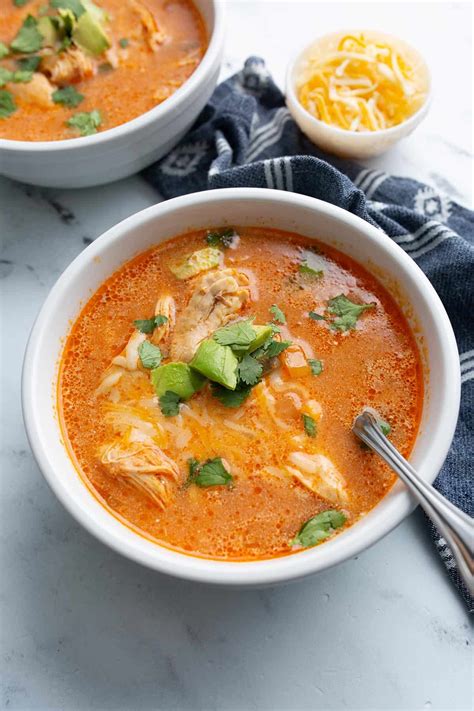 How many calories are in chicken enchilada soup - calories, carbs, nutrition