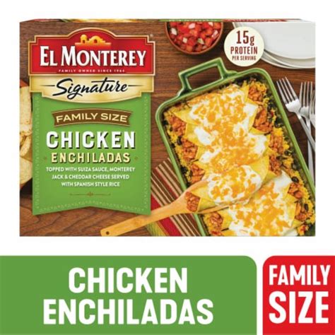 How many calories are in chicken enchiladas monterey - calories, carbs, nutrition