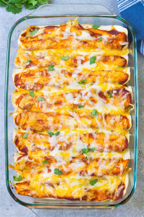 How many calories are in chicken enchiladas with cheese - calories, carbs, nutrition