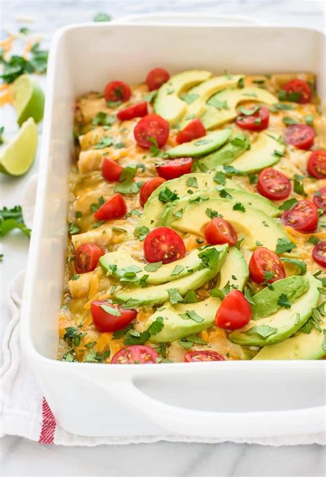 How many calories are in chicken enchiladas with green chiles - calories, carbs, nutrition