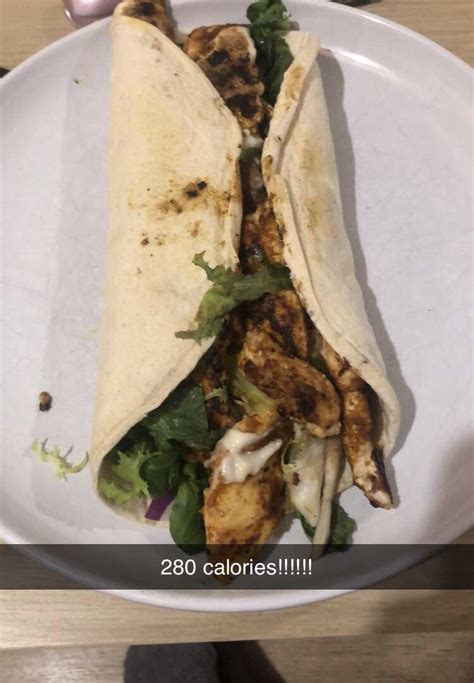 How many calories are in chicken kabob wrap - calories, carbs, nutrition