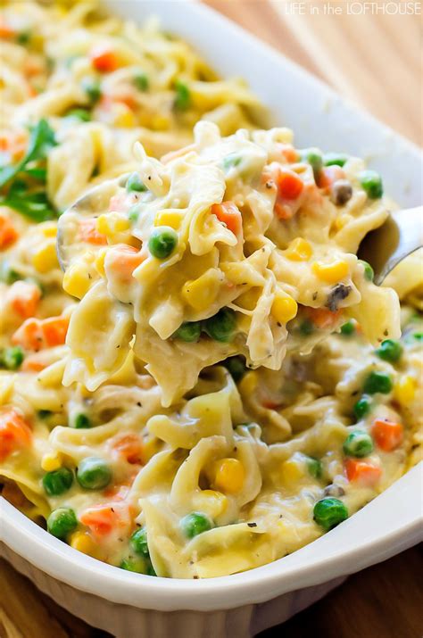 How many calories are in chicken noodle casserole - calories, carbs, nutrition