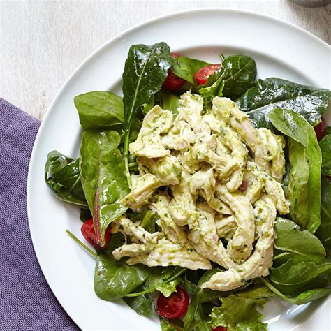 How many calories are in chicken salad w/tarragon pesto - calories, carbs, nutrition