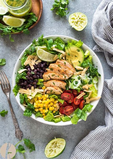 How many calories are in chicken santa fe salad - calories, carbs, nutrition