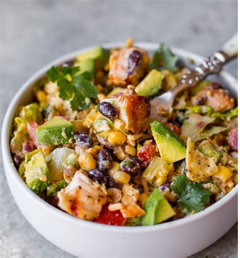 How many calories are in chicken southwest salad - calories, carbs, nutrition