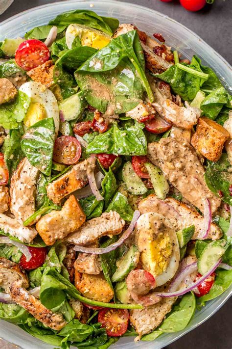 How many calories are in chicken spinach salad with pancetta - calories, carbs, nutrition