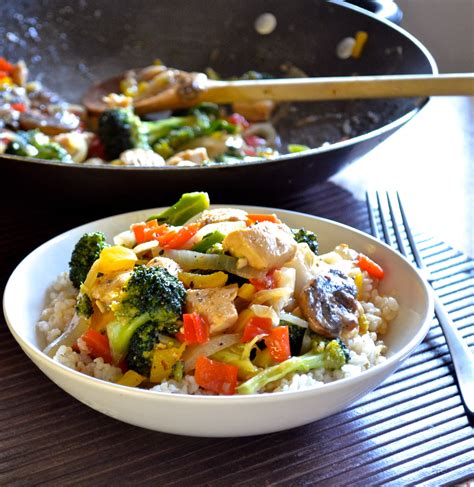 How many calories are in chicken stir fry - calories, carbs, nutrition