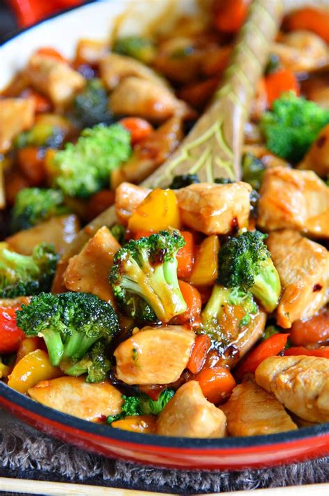 How many calories are in chicken stir fry (39953.6) - calories, carbs, nutrition