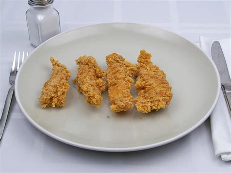 How many calories are in chicken strips & fries - calories, carbs, nutrition