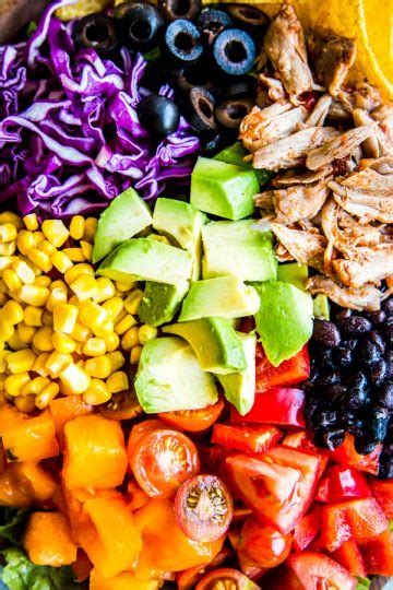 How many calories are in chicken taco salad - calories, carbs, nutrition