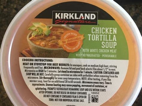 How many calories are in chicken tortilla soup 12 oz - calories, carbs, nutrition