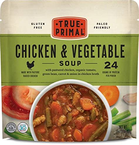 How many calories are in chicken vegetable soup-amerifit - calories, carbs, nutrition