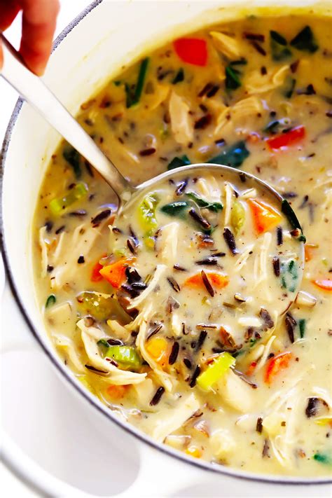 How many calories are in chicken wild rice soup - calories, carbs, nutrition