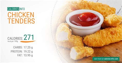 How many calories are in chik'n strip - calories, carbs, nutrition