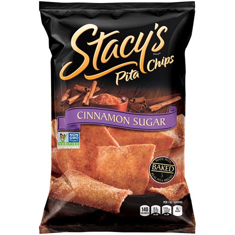 How many calories are in chip pita cinnamon sugar stacy's 1.5 oz - calories, carbs, nutrition