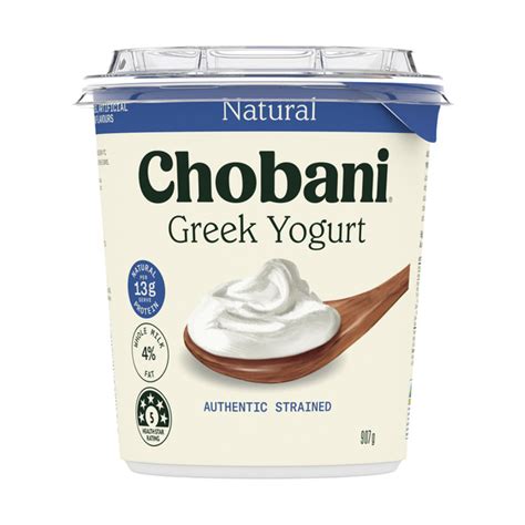 How many calories are in chobani plain 0.5% - calories, carbs, nutrition