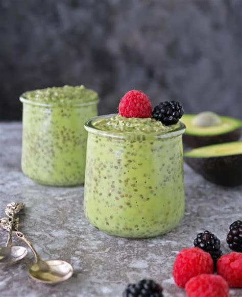How many calories are in chocolate avocado chia pudding (74740.0) - calories, carbs, nutrition