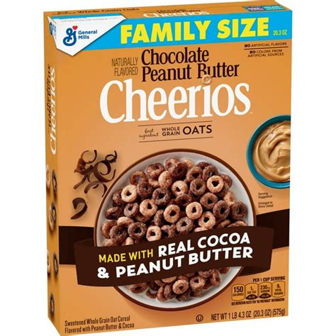 How many calories are in chocolate cheerios cereal bar - calories, carbs, nutrition