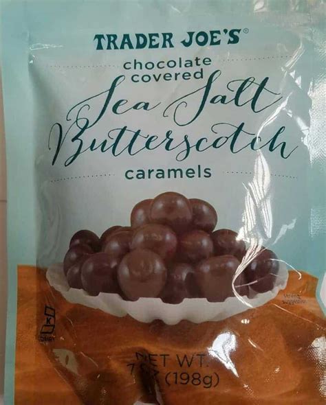 How many calories are in chocolate covered sea salt butterscotch caramels - calories, carbs, nutrition