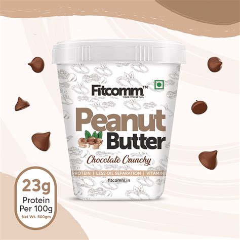 How many calories are in chocolate crunchy peanut butter - calories, carbs, nutrition
