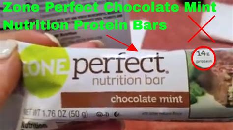 How many calories are in chocolate mint zone bar - calories, carbs, nutrition