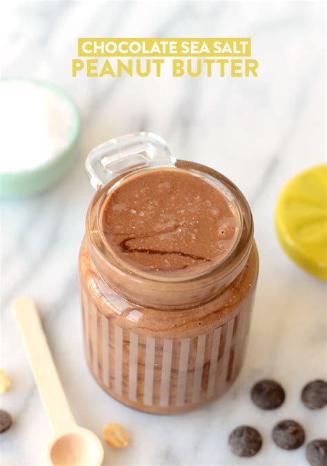 How many calories are in chocolate peanut butter with sea salt - calories, carbs, nutrition