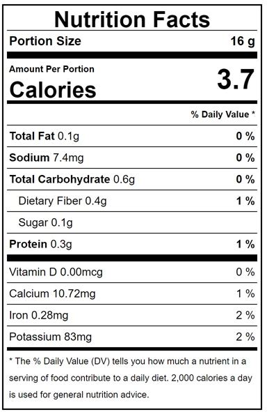 How many calories are in cilantro aioli - calories, carbs, nutrition