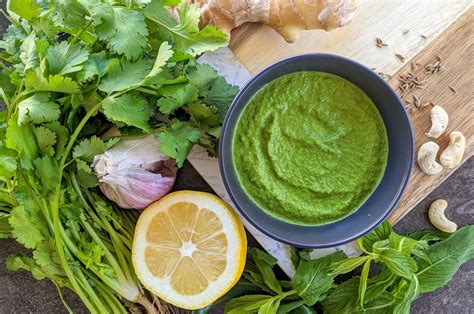 How many calories are in cilantro mint chutney - calories, carbs, nutrition