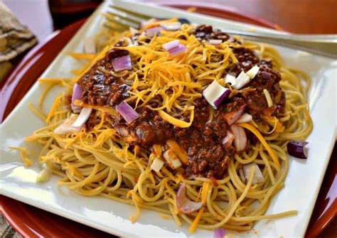 How many calories are in cincinnati chili pasta bar - calories, carbs, nutrition