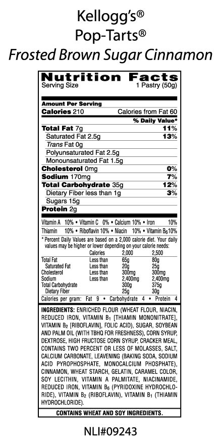 How many calories are in cinnamon and brown sugar topping - calories, carbs, nutrition