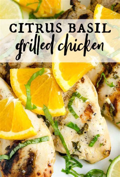 How many calories are in citrus basil chicken - calories, carbs, nutrition