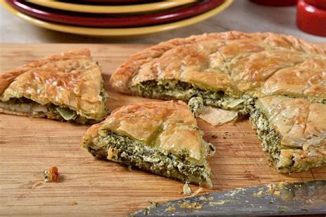 How many calories are in classic spanakopita - calories, carbs, nutrition