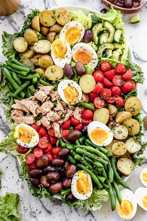 How many calories are in classique nicoise salad - retail - calories, carbs, nutrition