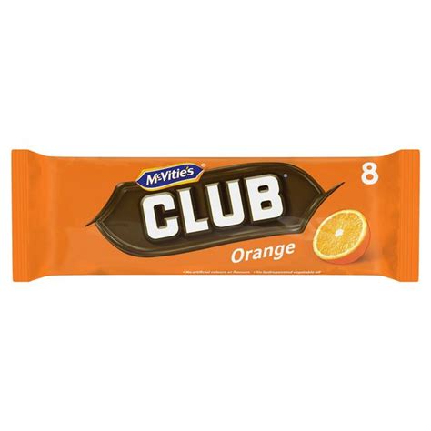 How many calories are in club biscuit (orange) - calories, carbs, nutrition