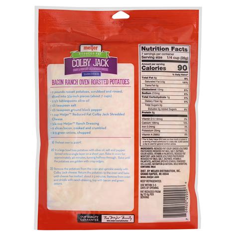 How many calories are in co-jack cheese - calories, carbs, nutrition