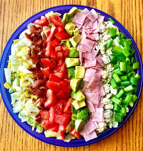 How many calories are in cobb salad with ham - calories, carbs, nutrition