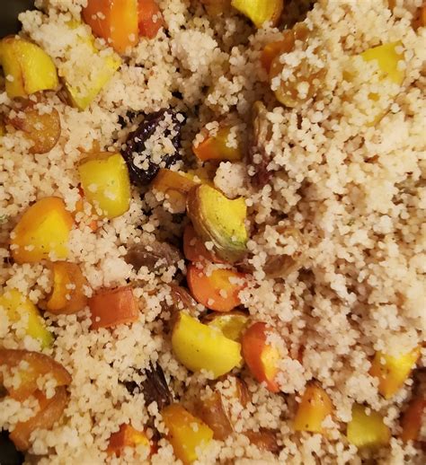 How many calories are in cod almondine with whole wheat couscous and orange-glazed carrots - calories, carbs, nutrition