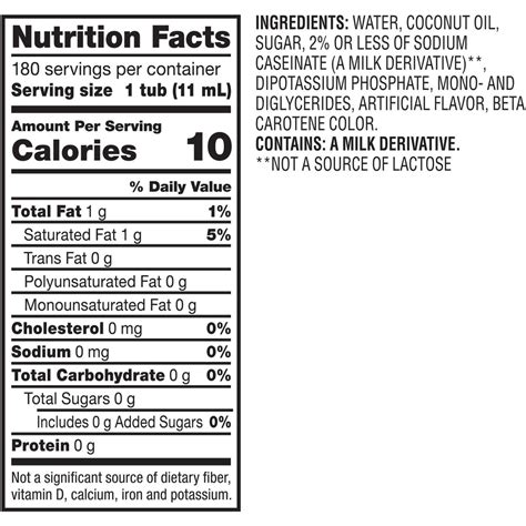 How many calories are in coffee with flavored creamer - calories, carbs, nutrition
