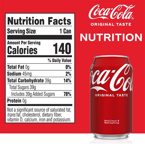 How many calories are in coke 375ml can - calories, carbs, nutrition