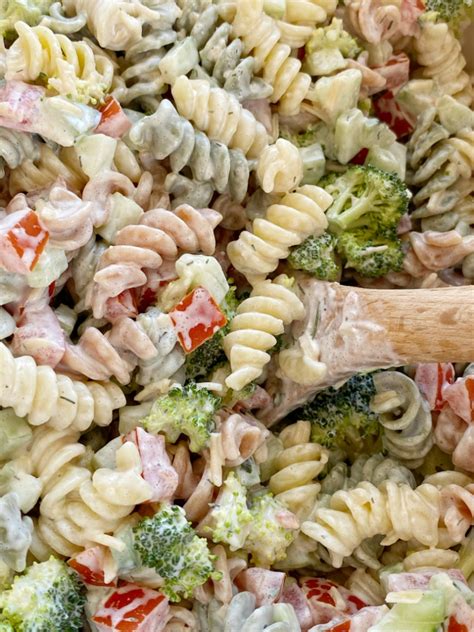 How many calories are in continental pasta salad w/ranch dressing - calories, carbs, nutrition