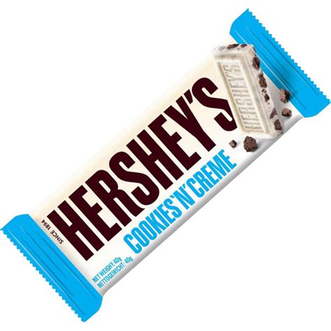 How many calories are in cookie and cream chocolate bar - calories, carbs, nutrition