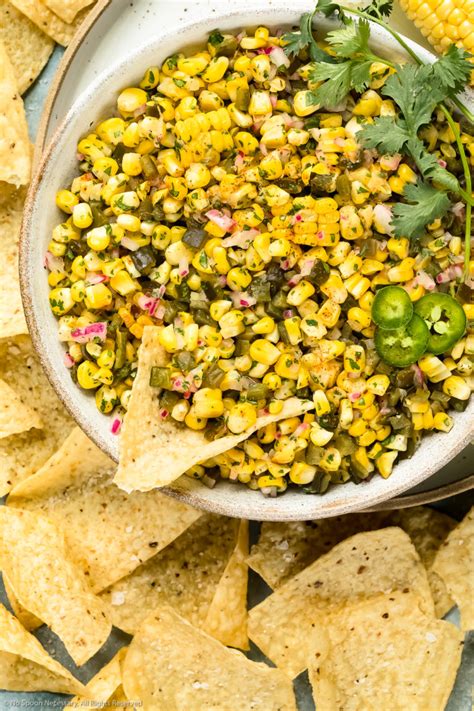 How many calories are in corn salsa - calories, carbs, nutrition