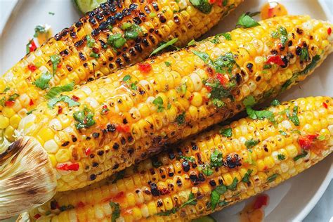 How many calories are in corn with chili-lime butter - calories, carbs, nutrition