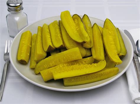 How many calories are in country style pickle spears - calories, carbs, nutrition